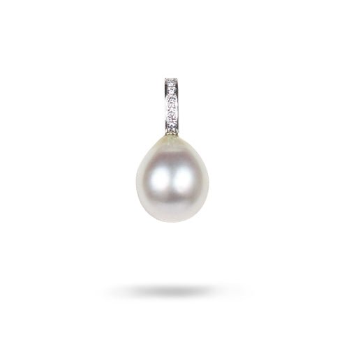 SOUTH SEA PEARL WITH DIAMOND ENHANCER - NECKLACES