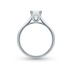 MADISON ENGAGEMENT RING WITH EMERALD CUT DIAMOND - ALL RINGS