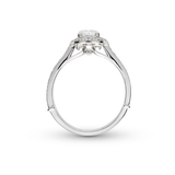 SOPHIA OVAL DIAMOND ENGAGEMENT RING IN PLATINUM -