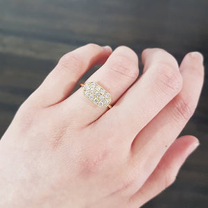ELLA RING IN WHITE GOLD WITH DIAMOND PAVÉ - ANNIVERSARY & CELEBRATION RINGS