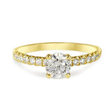 BELLA HALF CARAT DIAMOND ENGAGEMENT RING IN YELLOW GOLD - ALL ENGAGEMENT RINGS