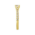 BELLA HALF CARAT DIAMOND ENGAGEMENT RING IN YELLOW GOLD - ALL ENGAGEMENT RINGS