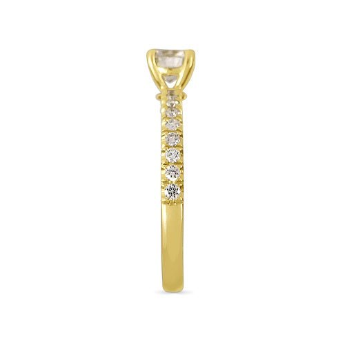 BELLA HALF CARAT DIAMOND ENGAGEMENT RING IN YELLOW GOLD - ALL ENGAGEMENT RINGS