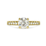 BELLA HALF CARAT DIAMOND ENGAGEMENT RING IN YELLOW GOLD - ALL ENGAGEMENT RINGS