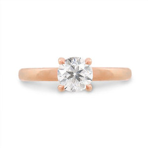 BELLA HALF CARAT DIAMOND ENGAGEMENT RING IN ROSE GOLD - ALL ENGAGEMENT RINGS