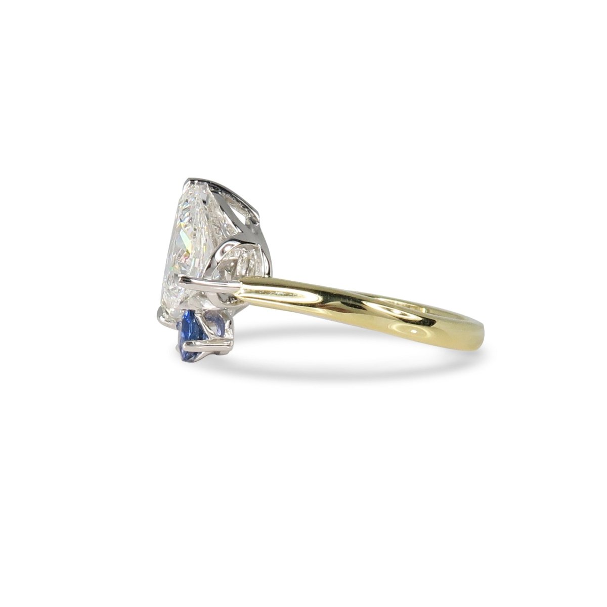 TOI ET MOI RING IN PLATINUM AND YELLOW GOLD -