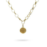 CANADIAN GOLD COIN NECKLACE IN 18K YELLOW GOLD - 