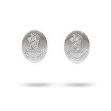 CREST CUFF LINK IN SILVER - 