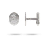 CREST CUFF LINK IN SILVER - 