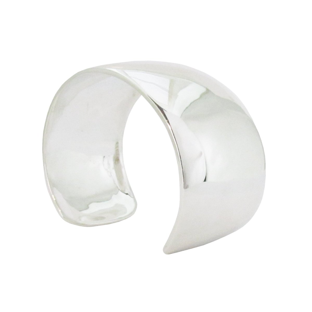 DOMED CUFF IN STERLING SILVER - BRACELETS