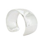 DOMED CUFF IN STERLING SILVER - BRACELETS