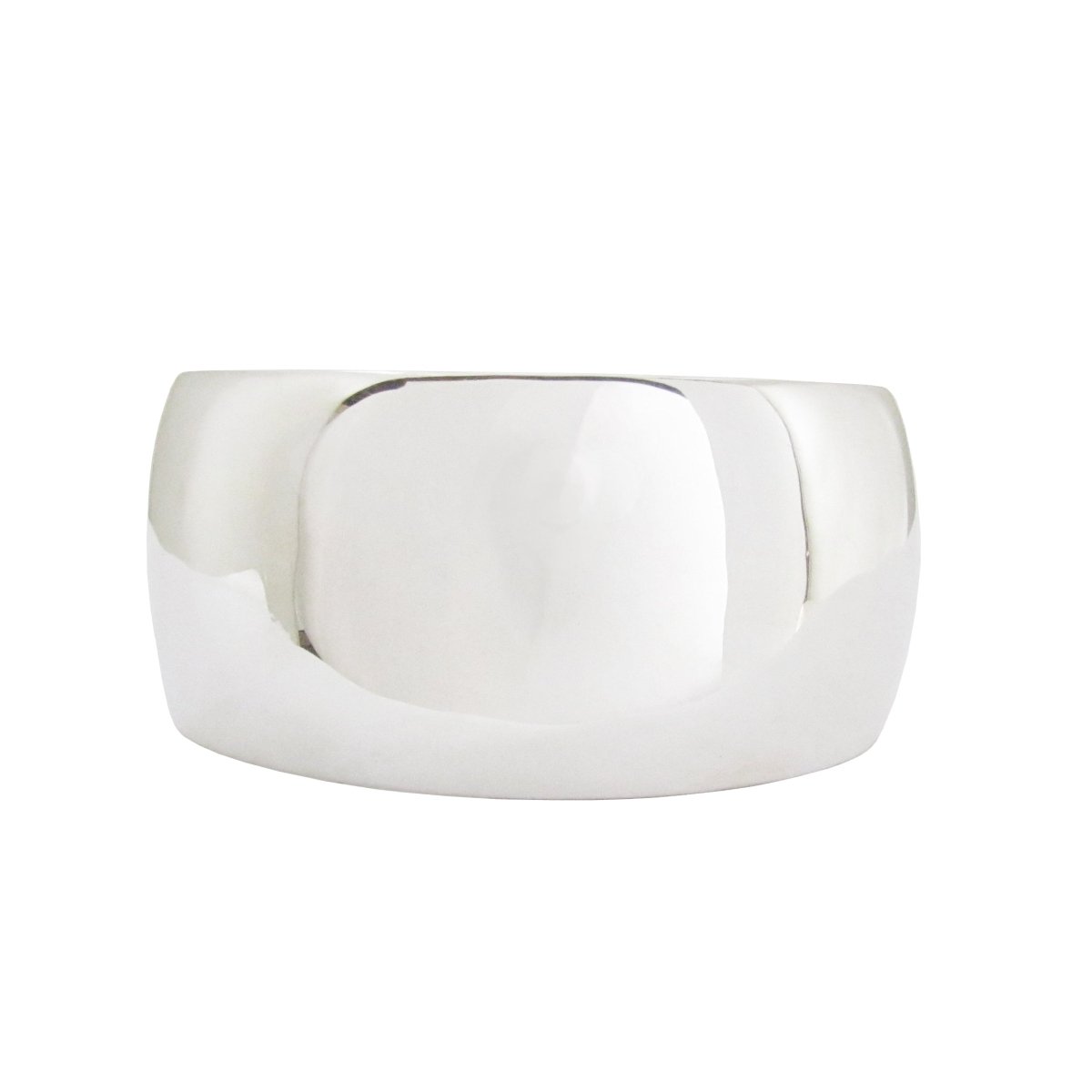 DOMED CUFF IN STERLING SILVER - BRACELETS