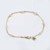 DELICATE FLOATING PEARL BRACELET - BRACELETS