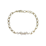 JOYCE DIAMOND BRACELET IN 14K YELLOW GOLD - BRACELETS
