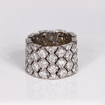 FLEX DIAMOND BAND IN 18K WHITE GOLD - ESTATE & VINTAGE JEWELLERY