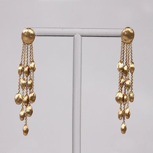 MARCO BICEGO DANGLE EARRING IN 18K YELLOW GOLD - ESTATE & VINTAGE JEWELLERY