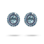 COUNTESS AQUAMARINE AND BLUE SAPPHIRE EARRING - EARRINGS