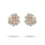 SMALL LACE EARRING IN YELLOW GOLD - EARRINGS