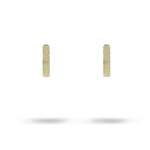 PLAIN HUGGIE EARRINGS IN 14K YELLOW GOLD - EARRINGS