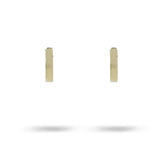 PLAIN HUGGIE EARRINGS IN 14K YELLOW GOLD - EARRINGS