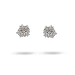 MINI LACE EARRING IN WHITE GOLD - EARRINGS