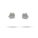 MINI LACE EARRING IN WHITE GOLD - EARRINGS