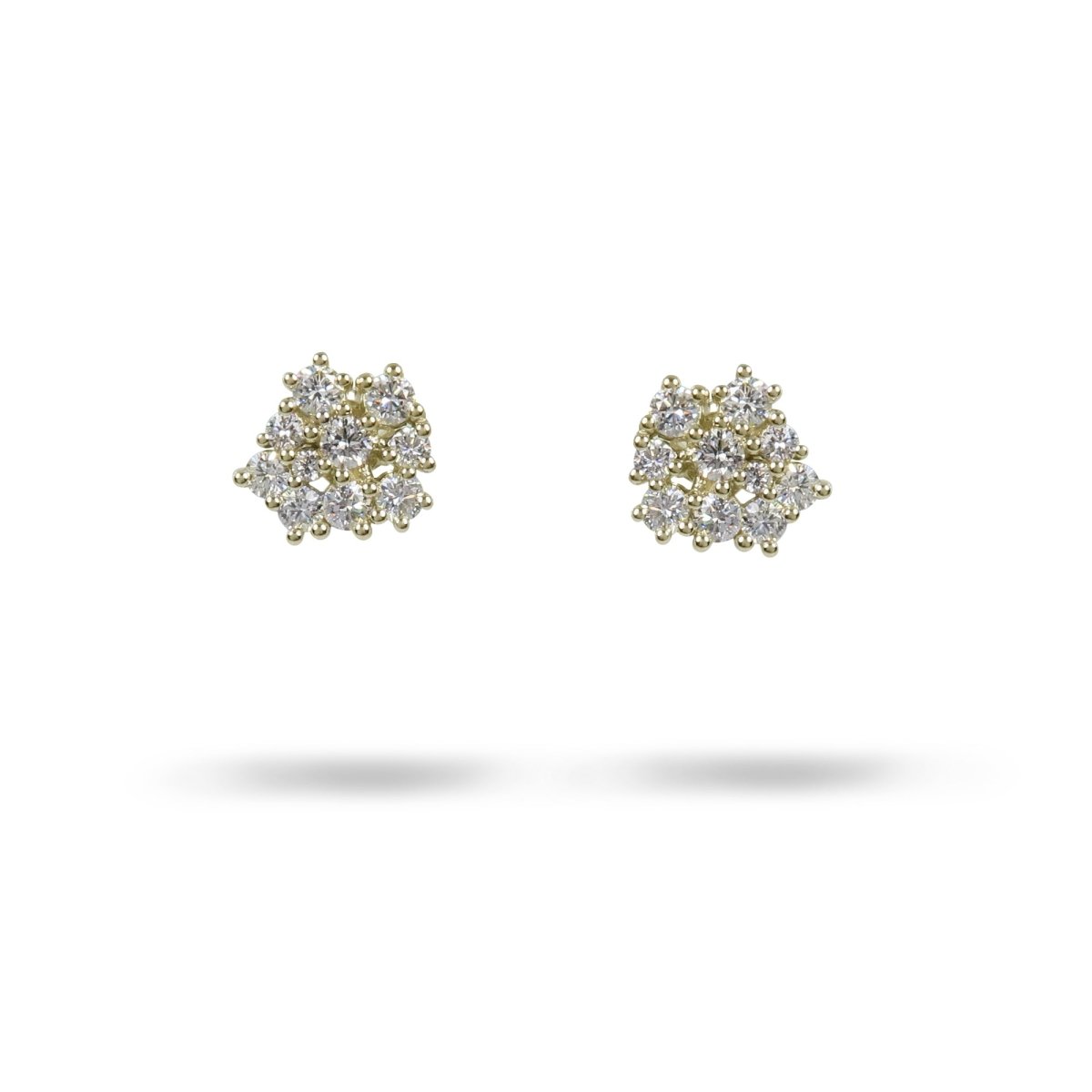 MINI LACE EARRING IN YELLOW GOLD - EARRINGS