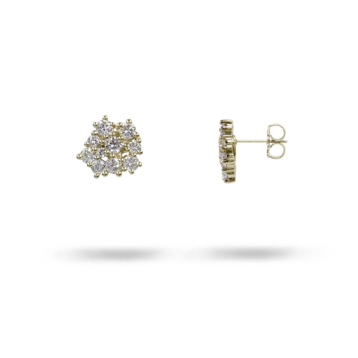 MINI LACE EARRING IN YELLOW GOLD - EARRINGS
