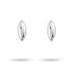 MARQUISE STUDS IN STERLING SILVER - EARRINGS