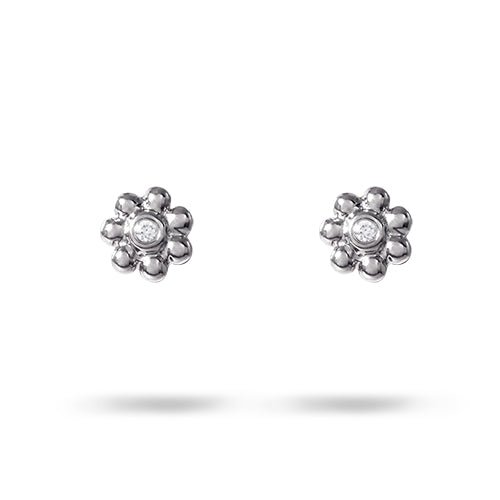 BUTTERCUP DIAMOND STUDS IN 14 KARAT GOLD - EARRINGS