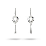 PAISLEY DROP EARRINGS IN STERLING SILVER -