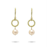 TESSA DROP EARRING WITH FRESHWATER PEARL - EARRINGS