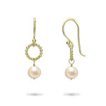 TESSA DROP EARRING WITH FRESHWATER PEARL - EARRINGS