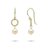 TESSA DROP EARRING WITH FRESHWATER PEARL - EARRINGS