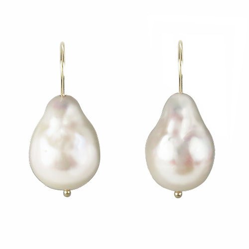 BAROQUE FRESHWATER PEARL EARRINGS - EARRINGS