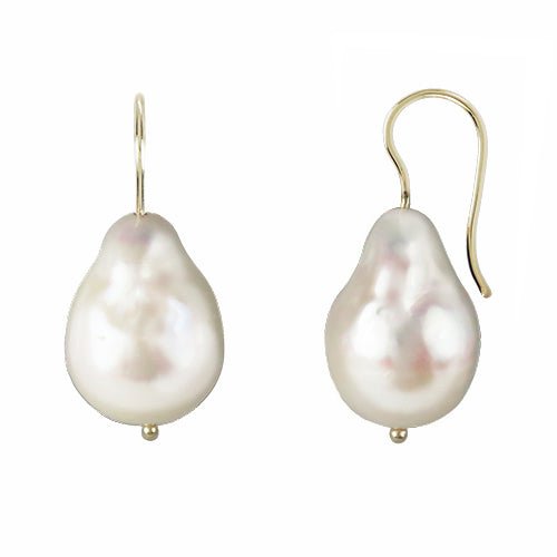 BAROQUE FRESHWATER PEARL EARRINGS - EARRINGS