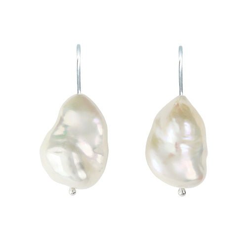 BAROQUE FRESHWATER PEARL EARRINGS - EARRINGS