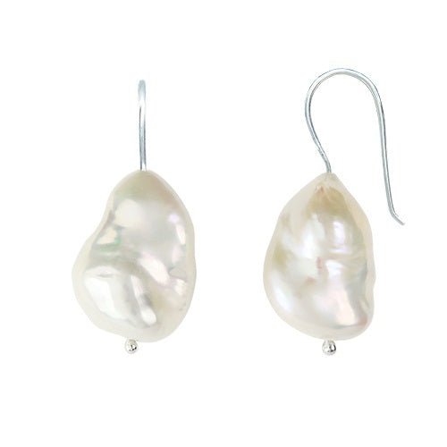 BAROQUE FRESHWATER PEARL EARRINGS - EARRINGS