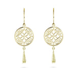 FILIGREE MEDIUM TASSEL DROP EARRINGS IN 14K YELLOW GOLD - EARRINGS