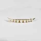 PEARL BROOCH IN 14K YELLOW GOLD - 