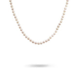 AKOYA PEARL 5.5MM NECKLACE WITH YELLOW GOLD CLASP - NECKLACES