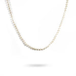 3.5-4.0MM FRESH WATER PEARL NECKLACE IN 14K YELLOW GOLD - NECKLACES