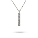 JUBILEE PENDANT NECKLACE IN WHITE GOLD WITH DIAMOND - NECKLACES