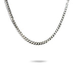 CURB NECKLACE IN STERLING SILVER - NECKLACES