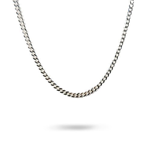 4.5MM CURB NECKLACE IN STERLING SILVER - NECKLACES