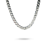 9.5MM CURB NECKLACE IN STERLING SILVER - NECKLACES