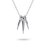 TRIBAL MINI NECKLACE IN STERLING SILVER - 