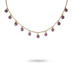 FLOATING PINK TOURMALINE NECKLACE - 