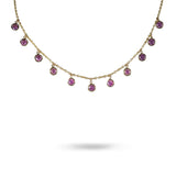 FLOATING PINK TOURMALINE NECKLACE - 