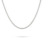 FINE CURB CHAIN IN STERLING SILVER - NECKLACES